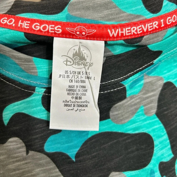 Disney Grogu Mandalorian Star Wars Crop Top NWT - Picture 4 of 7